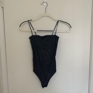 Abercrombie & Fitch Black Soft Bodysuit